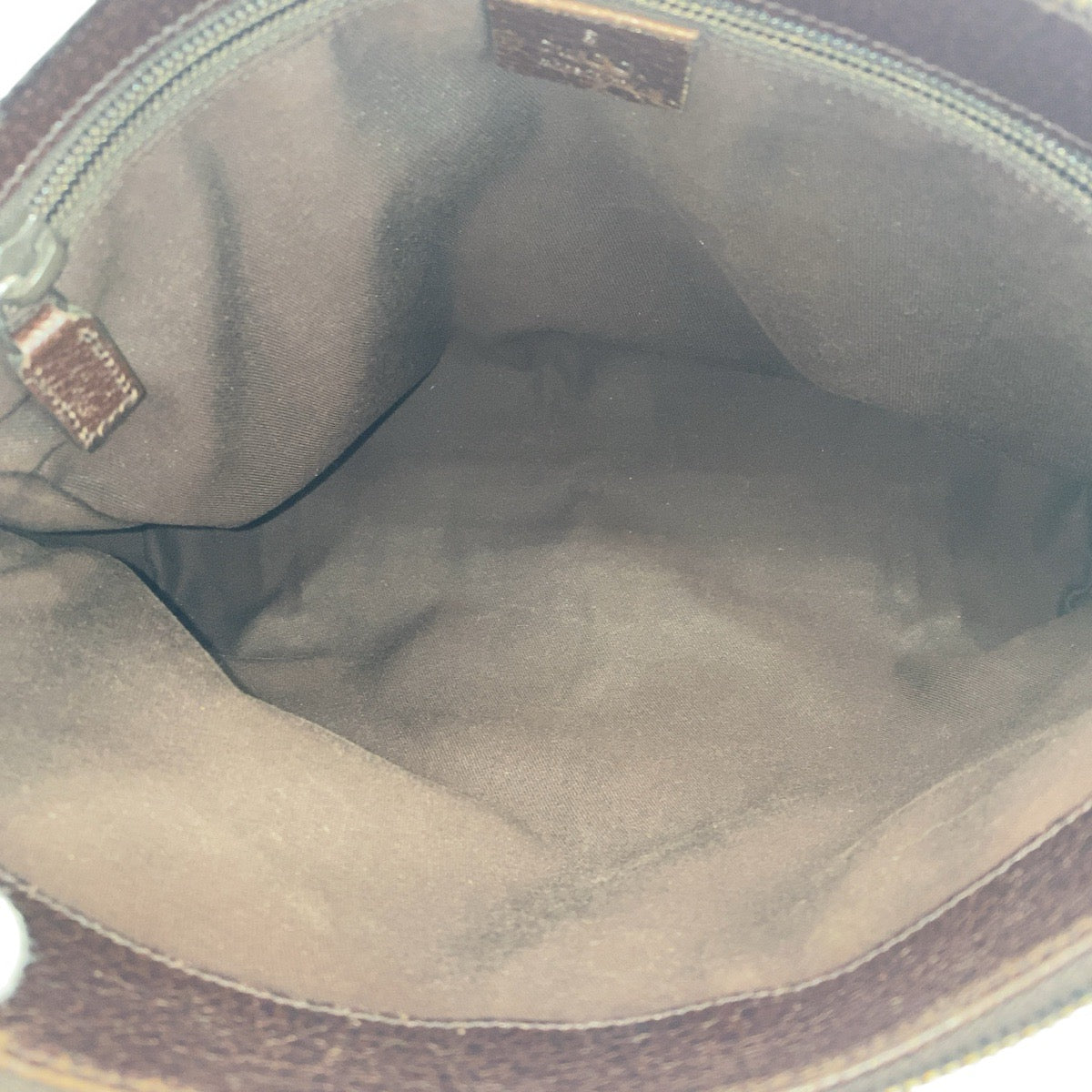 GUCCI Shoulder Bag 114273 GG canvas, leather Beige Brown SilverMetal Crossbody Shoulder Bag Women Used