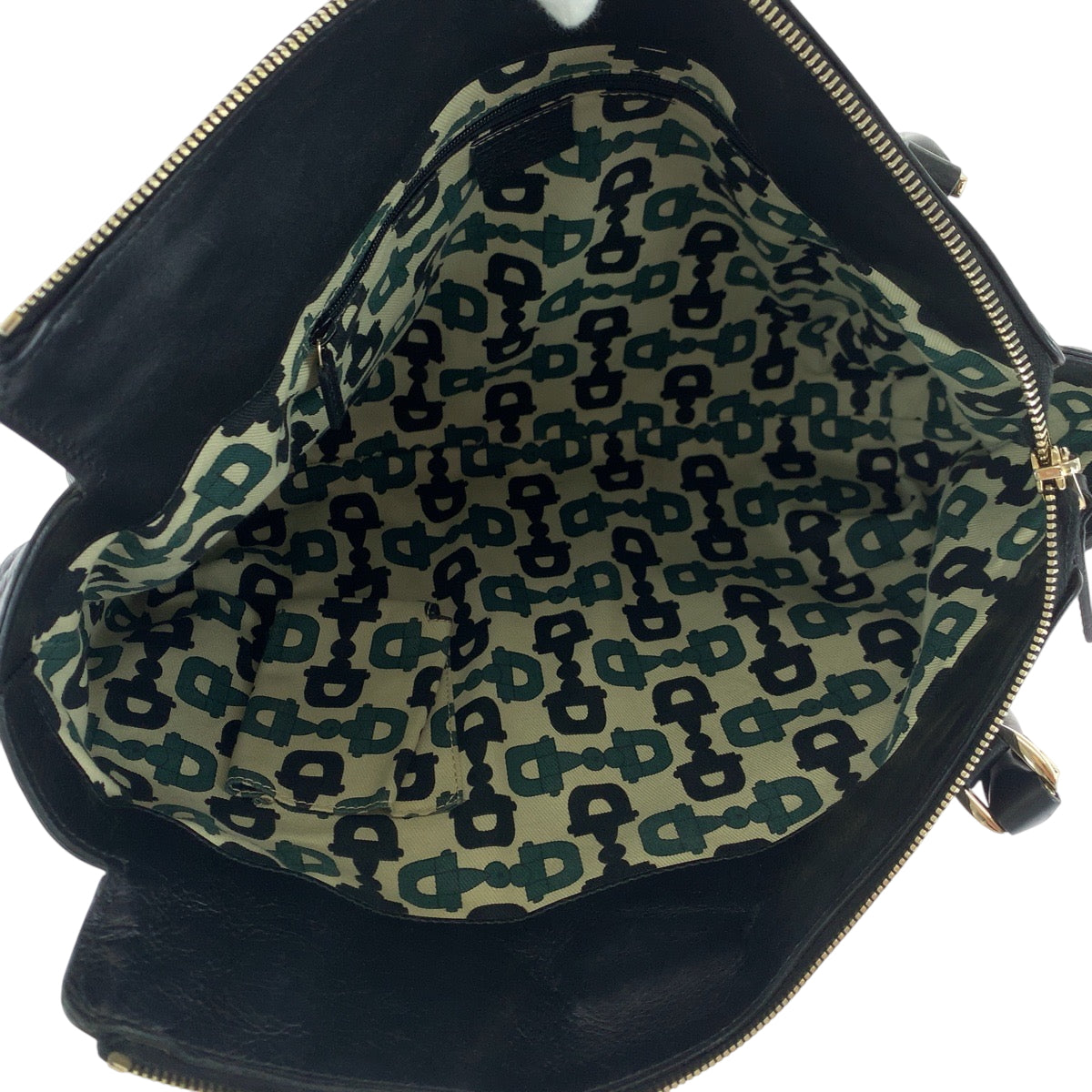 GUCCI Tote Bag 189831 leather black Tote Bag Shoulder Bag Abbey Women Used