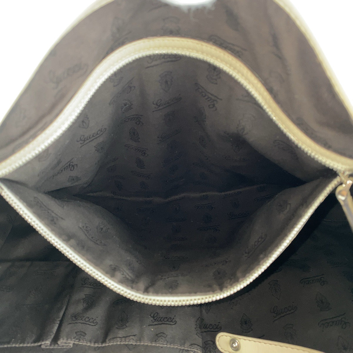 GUCCI Tote Bag 232956 GG canvas, leather beige Tote Bag Shoulder Bag Women Used