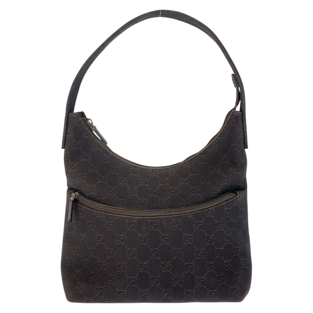 GUCCI Shoulder Bag 105649 GG canvas Brown Women Used