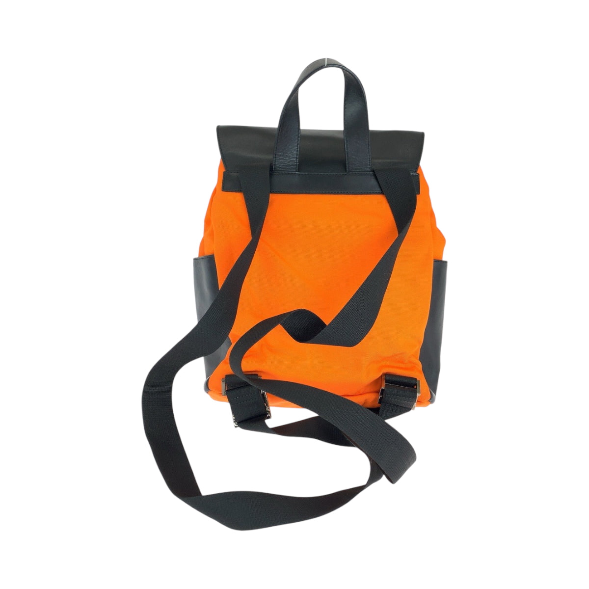 GUCCI Backpack 003 0233 Nylon, Leather Orange Black SilverMetal Backpack Backpack Women Used