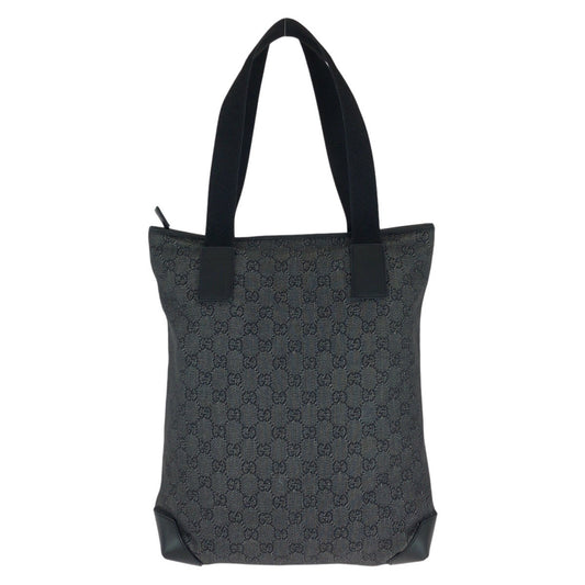 GUCCI Tote Bag 28892 GG canvas, leather Black black Tote Bag Shoulder Bag Women Used