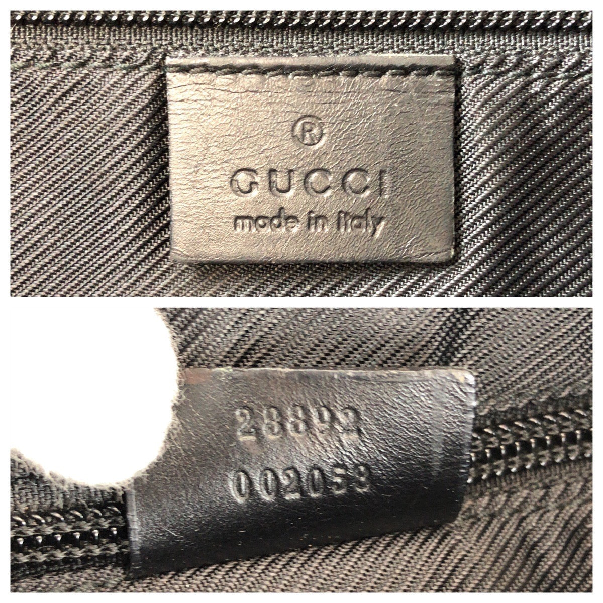 GUCCI Tote Bag 28892 GG canvas, leather Black black Tote Bag Shoulder Bag Women Used