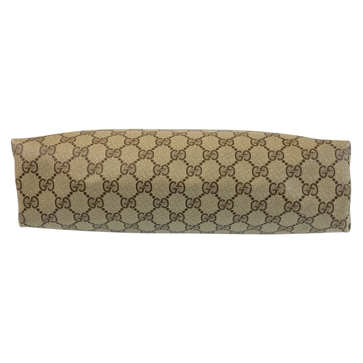 GUCCI Tote Bag 89 02 003 GG Supreme Canvas Brown Beige Gold Metal Tote Bag Shoulder Bag Sherry Line Old Gucci Women Used