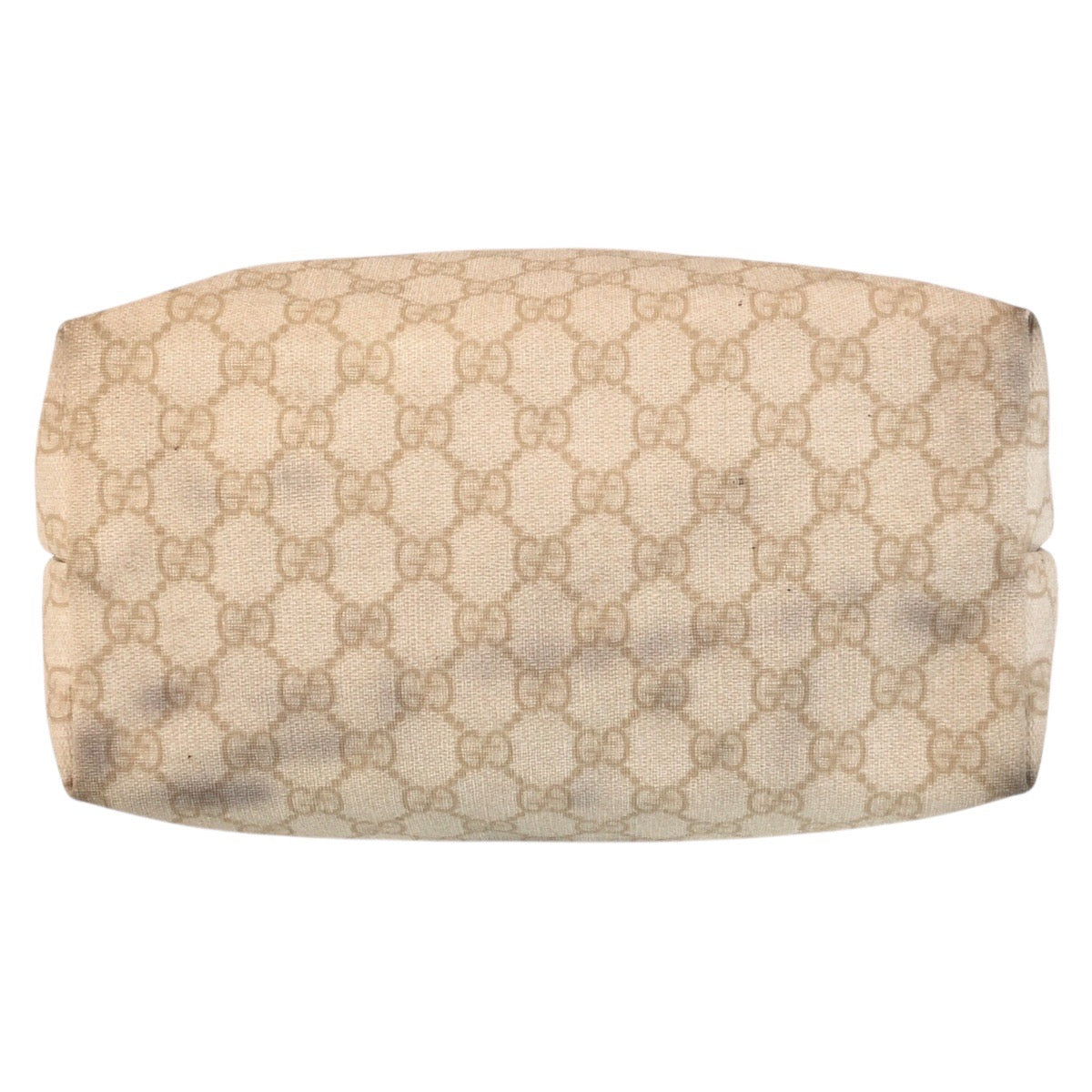 GUCCI Tote Bag 189896 GG Supreme canvas, leather Beige Ivory Brown Tote Bag Shoulder Bag Women Used