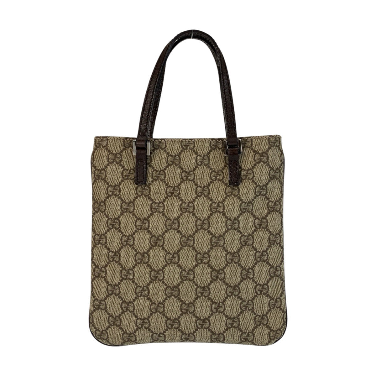 GUCCI Tote Bag 114600 GG Supreme canvas, leather Beige brown Tote Bag handbag Women Used
