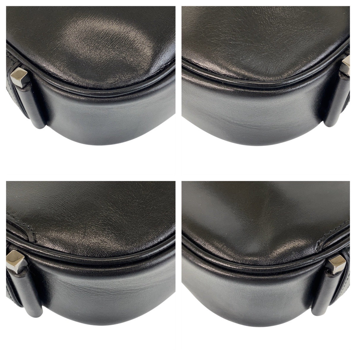 GUCCI Shoulder Bag 143747 leather Black black Women Used