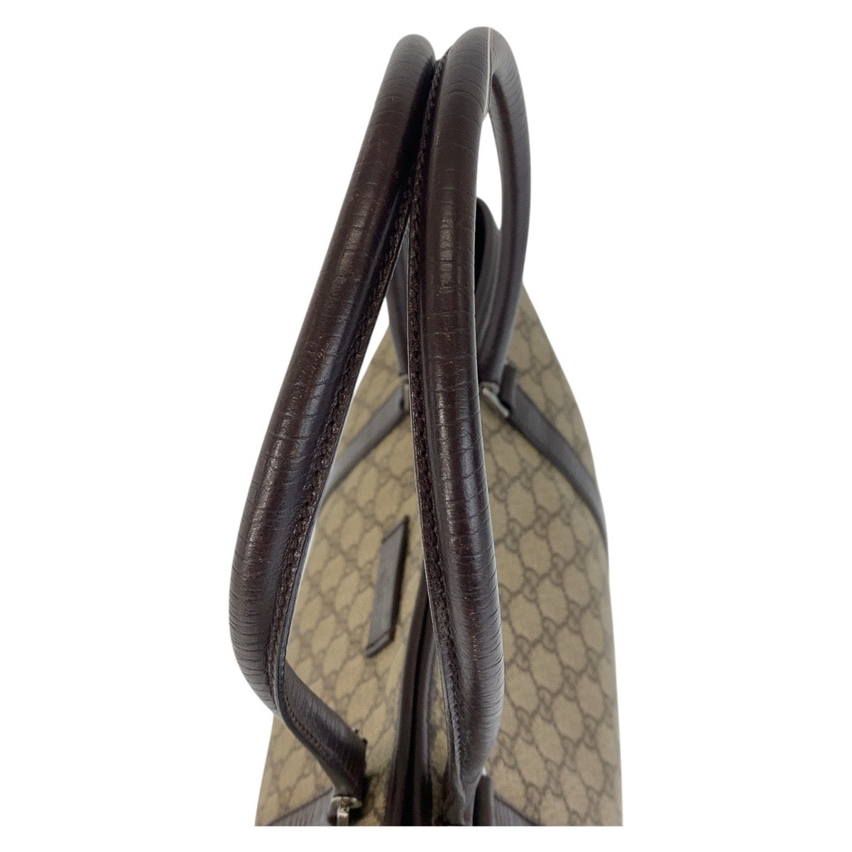 GUCCI Tote Bag 114595 GG Supreme canvas, leather Beige brown Tote Bag Shoulder Bag Women Used