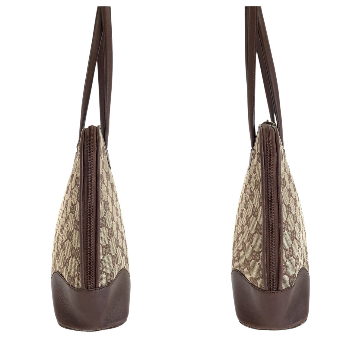 GUCCI Tote Bag 002 1122 GG canvas, leather Brown Gold Metal Tote Bag Shoulder Bag Unisex Women Used