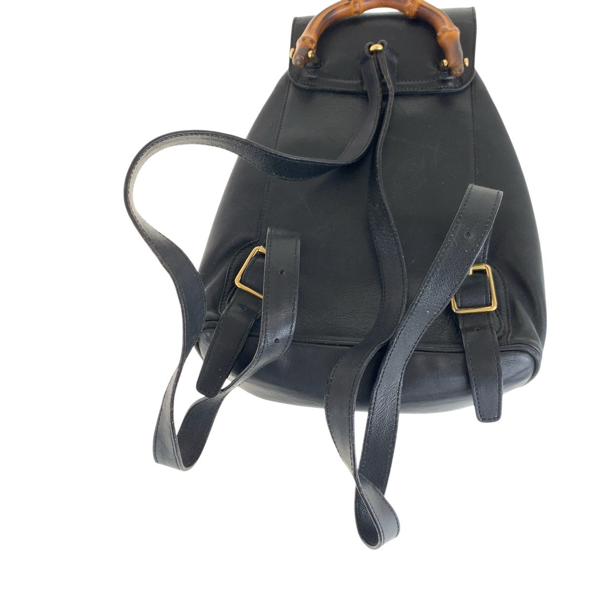 GUCCI Backpack 003 3444 0030 leather black Backpacks & Daypacks Backpacks Bamboo Women Used
