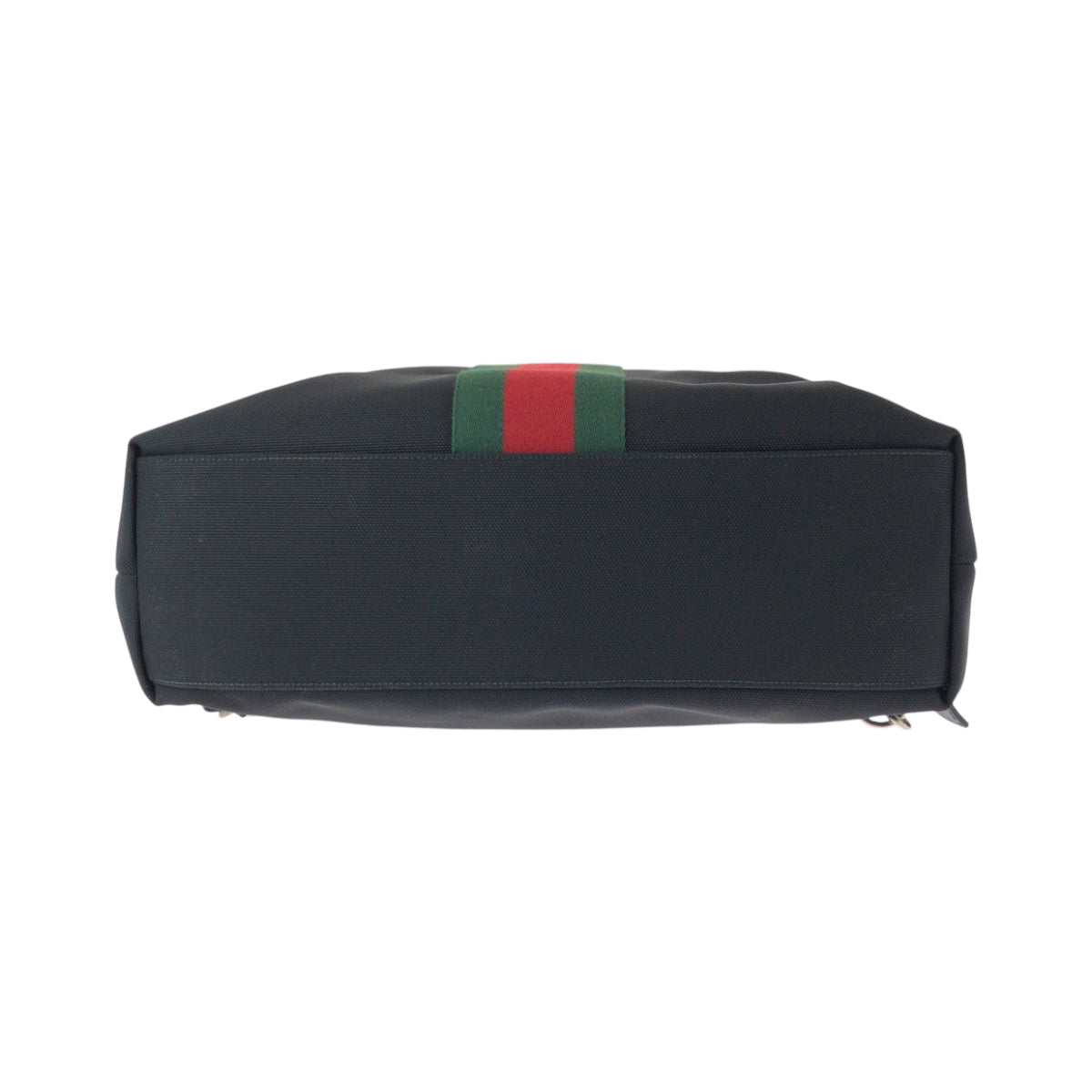 GUCCI Backpack 387105 canvas Black red green Backpack Tote Bag 2way Sherry line mens Used