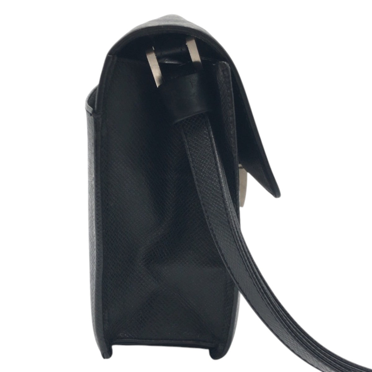 LOUIS VUITTON Clutch bag M30782 leather black Clutch bag business bag Taiga ardwards Selenga mens Used
