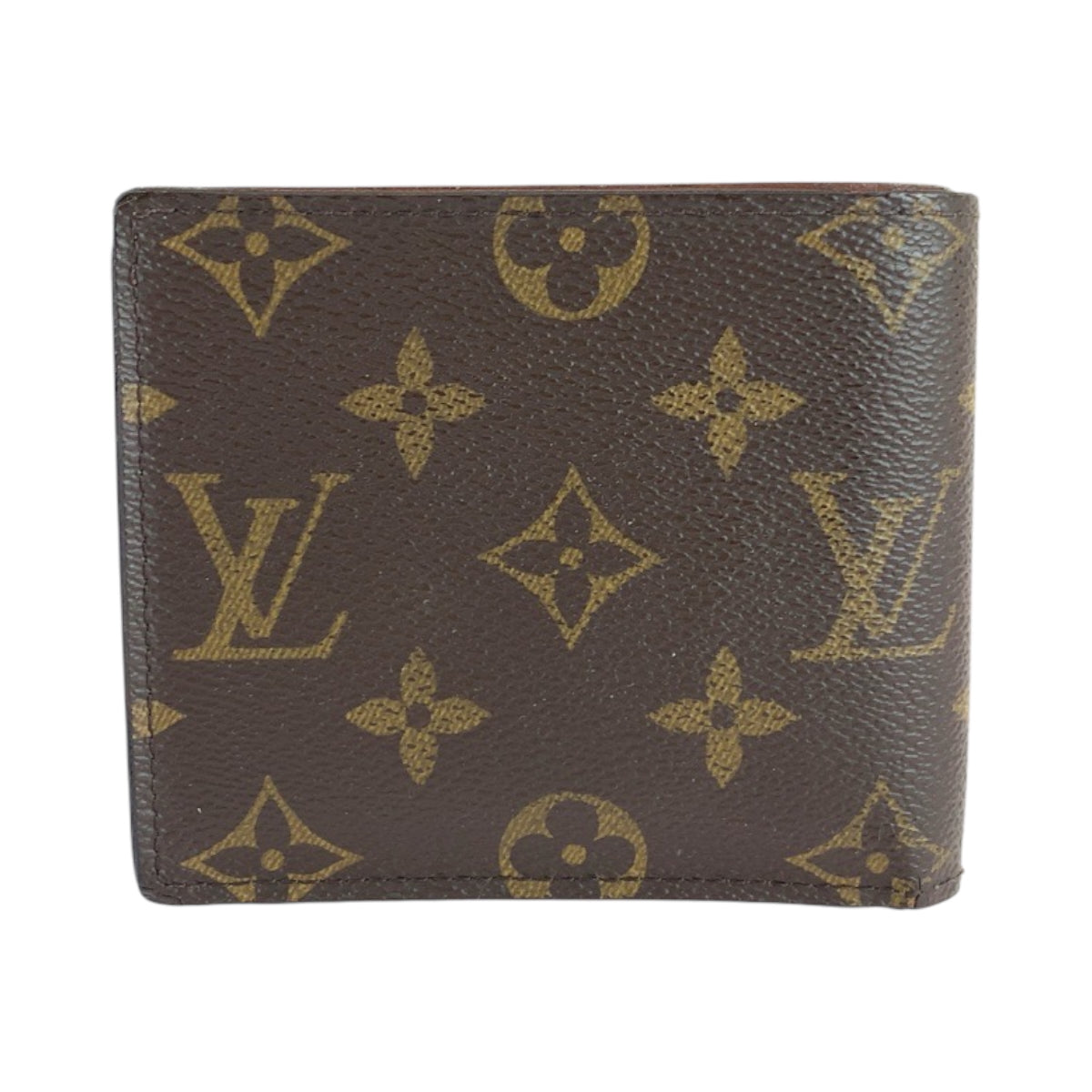 LOUIS VUITTON Bifold Wallet M61675 PVC Brown Folding wallet Compact wallet Monogram Portefeuille Marco mens Used