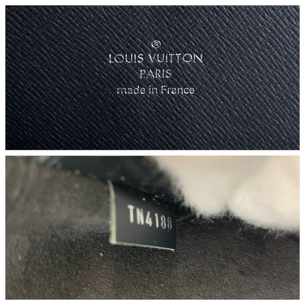 LOUIS VUITTON Clutch bag M62646 leather black Clutch bag business bag Epi Pochette Jules PM mens Used