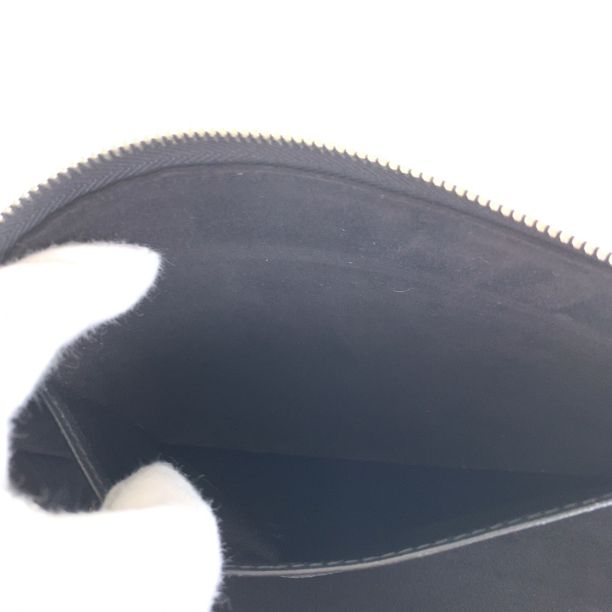 LOUIS VUITTON Clutch bag M62646 leather black Clutch bag business bag Epi Pochette Jules PM mens Used