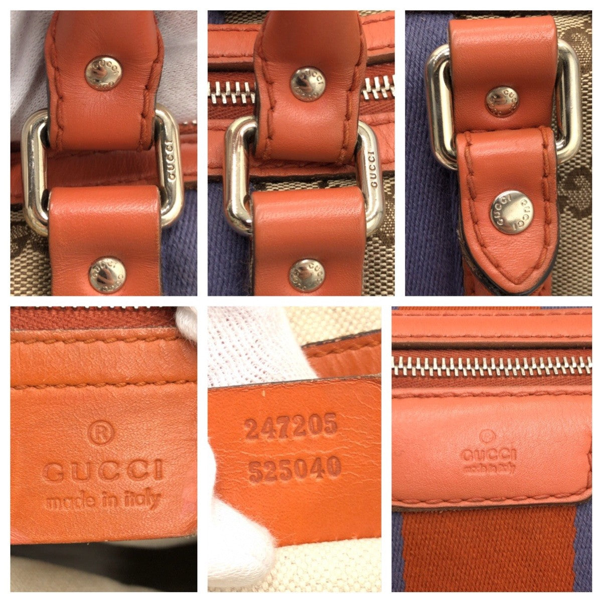 GUCCI Boston Duffel bag C967639 GG canvas multicolor Sherry line