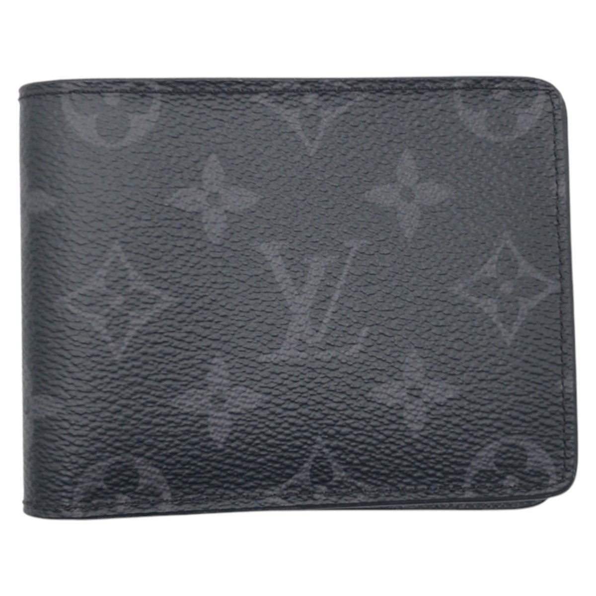 LOUIS VUITTON Bifold Wallet M62294 PVC Black black Bifold Wallet Compact Wallet Monogram Portefeuille Slender mens Used