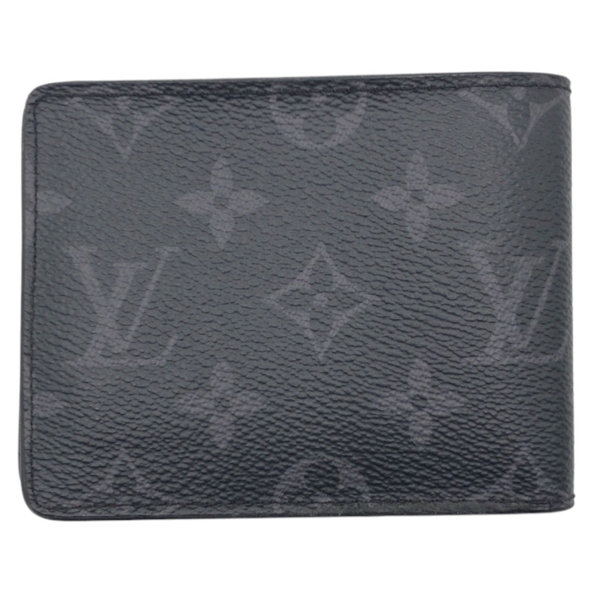 LOUIS VUITTON Bifold Wallet M62294 PVC Black black Bifold Wallet Compact Wallet Monogram Portefeuille Slender mens Used