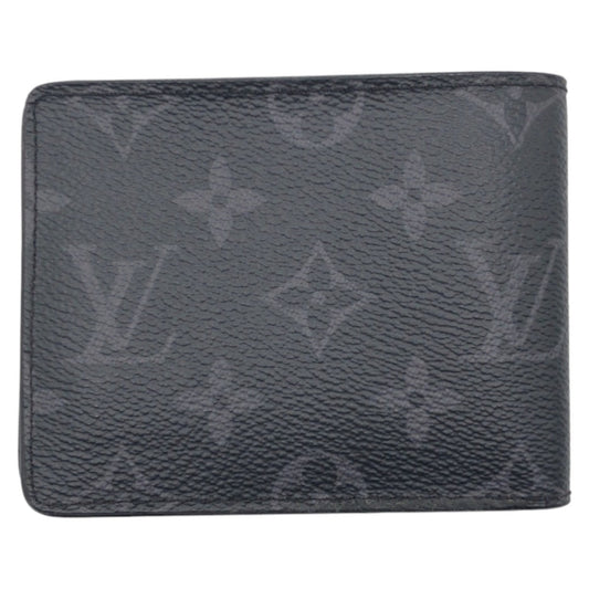 LOUIS VUITTON Bifold Wallet M62294 PVC Black black Bifold Wallet Compact Wallet Monogram Portefeuille Slender mens Used