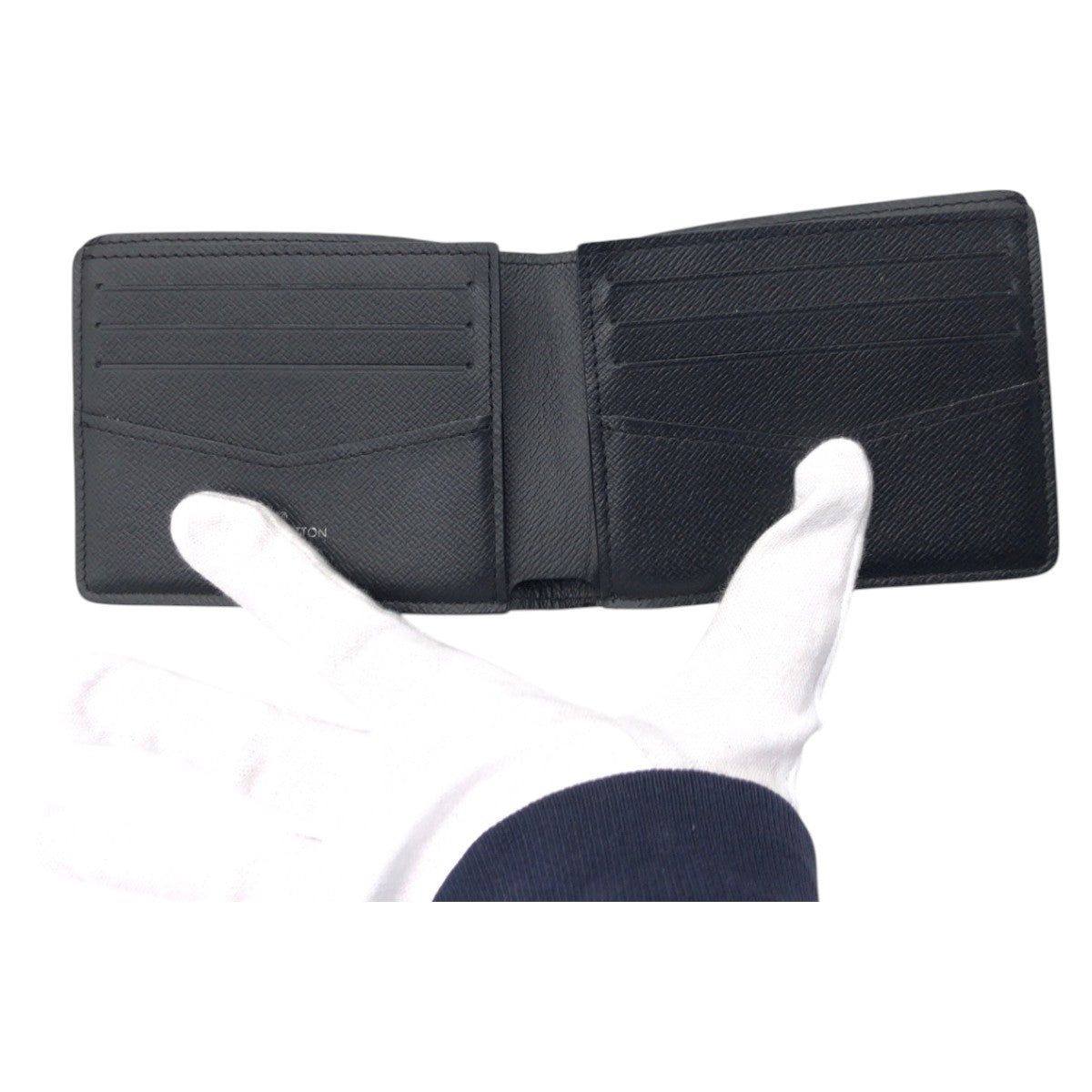LOUIS VUITTON Bifold Wallet M62294 PVC Black black Bifold Wallet Compact Wallet Monogram Portefeuille Slender mens Used