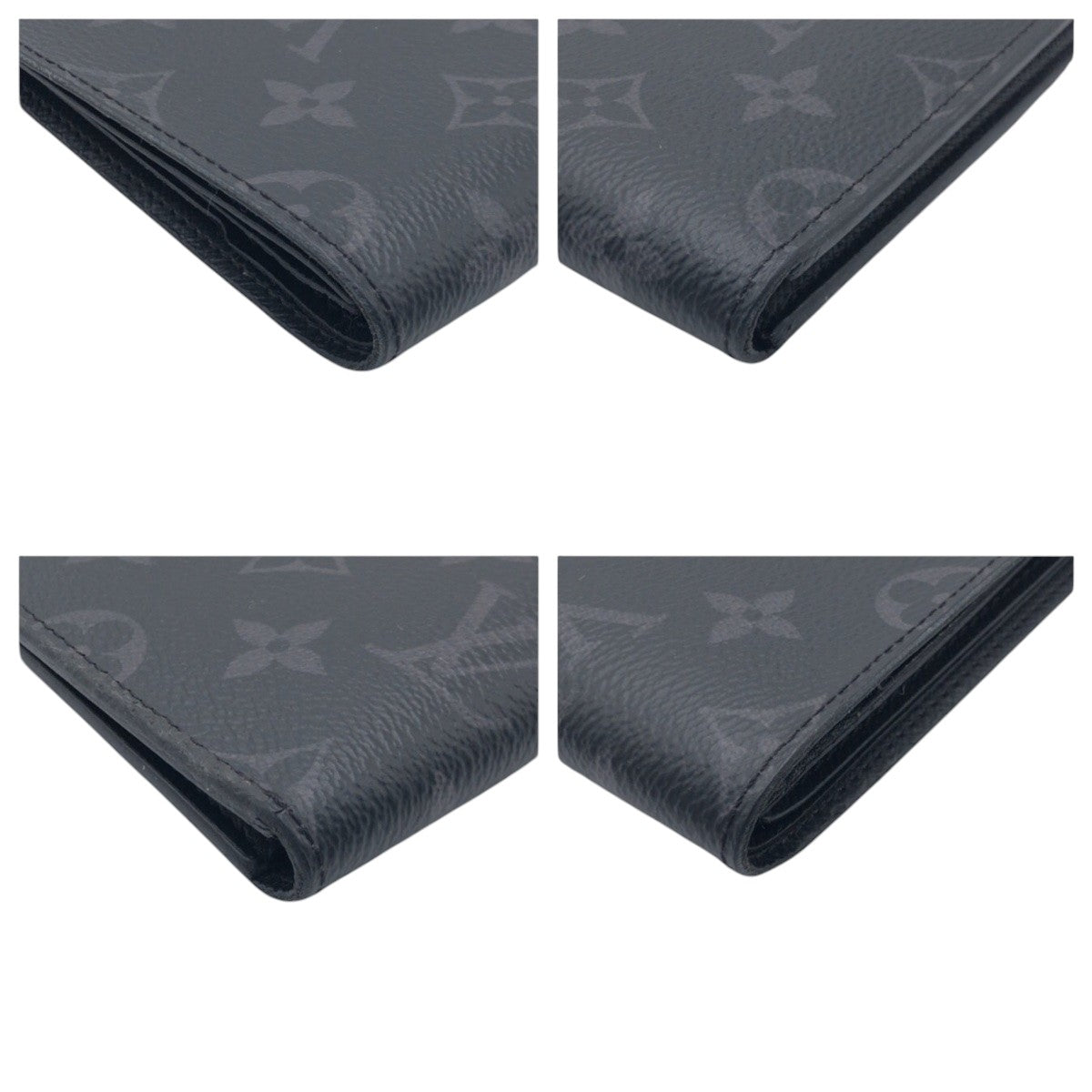 LOUIS VUITTON Bifold Wallet M62294 PVC Black black Bifold Wallet Compact Wallet Monogram Portefeuille Slender mens Used