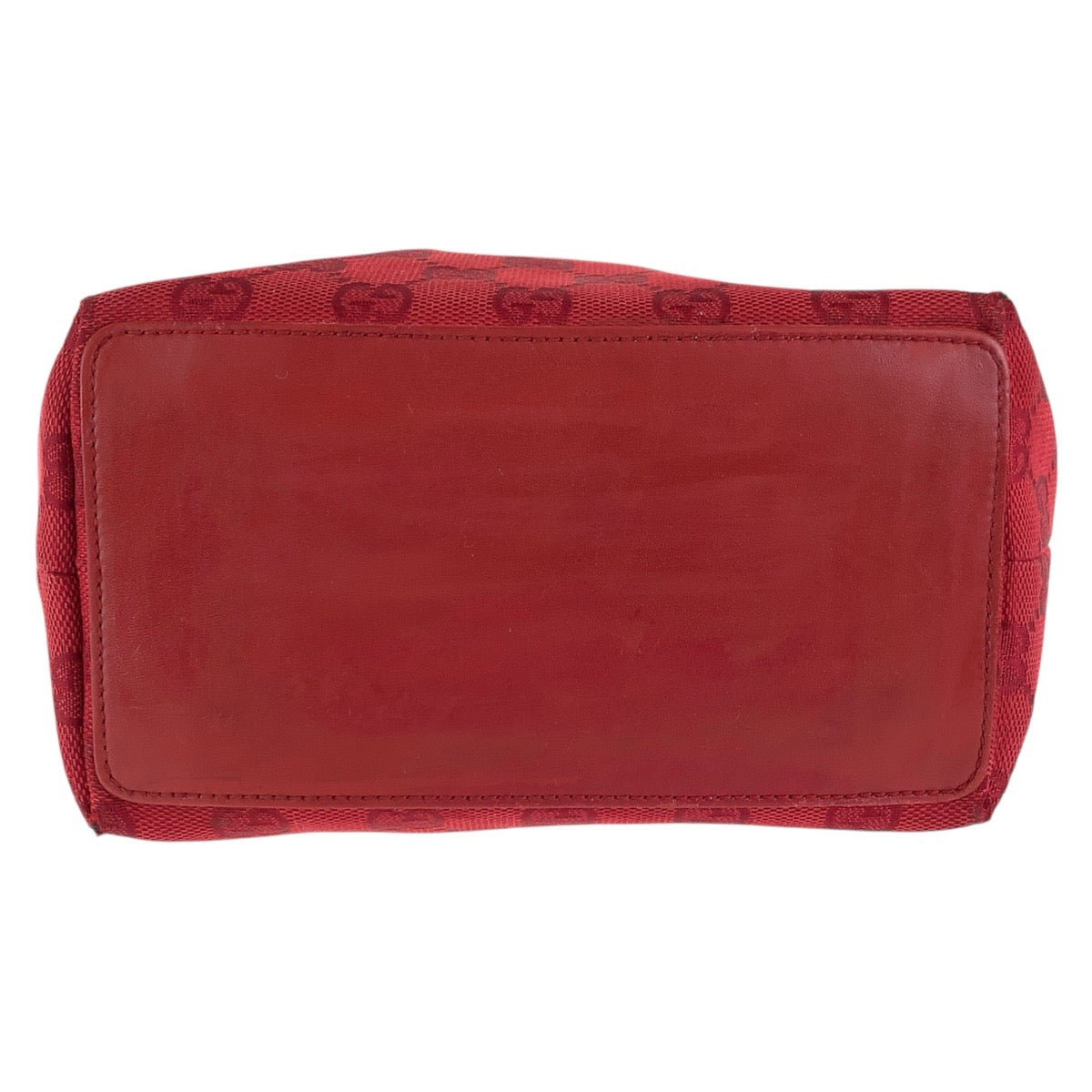 GUCCI Tote Bag 002 1099 GG canvas, leather Red Gold Metal Tote Bag Shoulder Bag Women Used