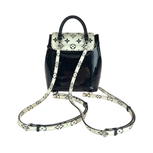 LOUIS VUITTON Backpack M53637 Vernis Black White Backpack Backpack Vernis Monogram Hot Springs Women Used
