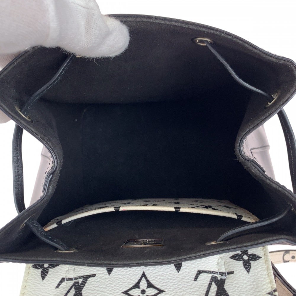 LOUIS VUITTON Backpack M53637 Vernis Black White Backpack Backpack Vernis Monogram Hot Springs Women Used