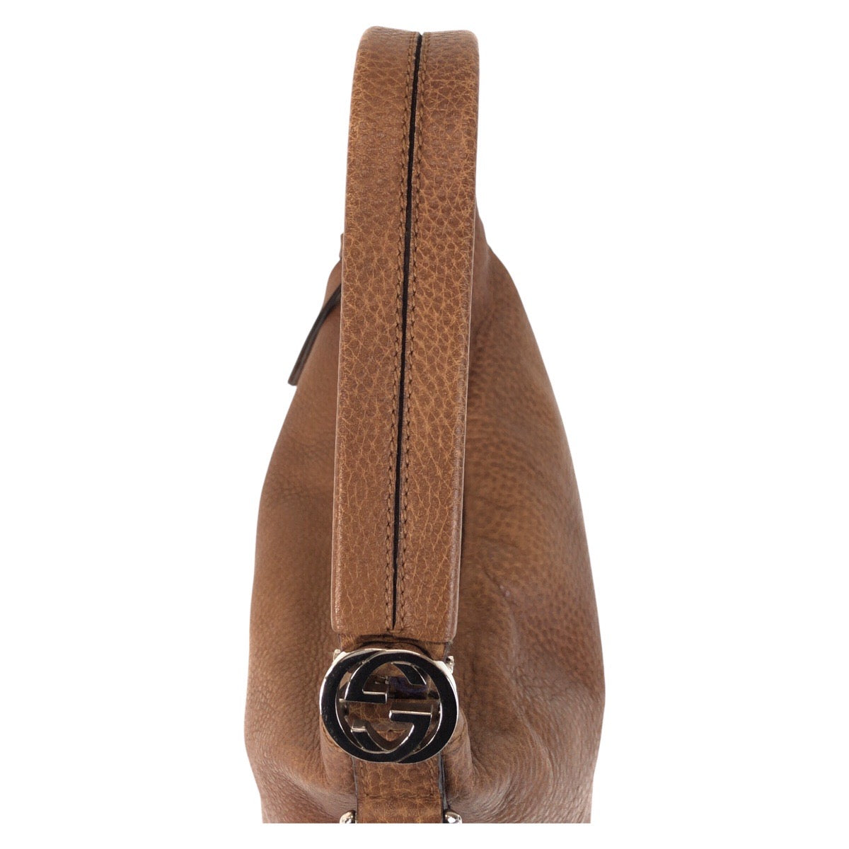 GUCCI Shoulder Bag 326514 leather Brown Shoulder Bag 2way Interlocking Hobo Women Used