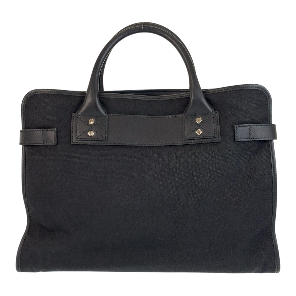 GUCCI Business bag 246410 Nylon, Leather black Business bag briefcase Sherry line mens Used