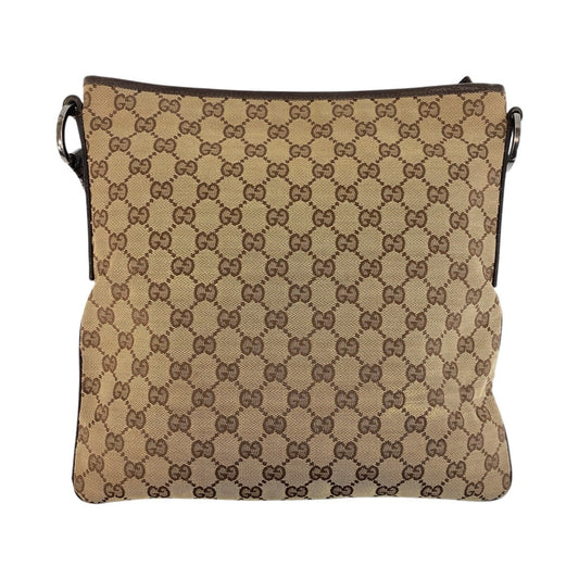 GUCCI Shoulder Bag 113013 GG canvas beige