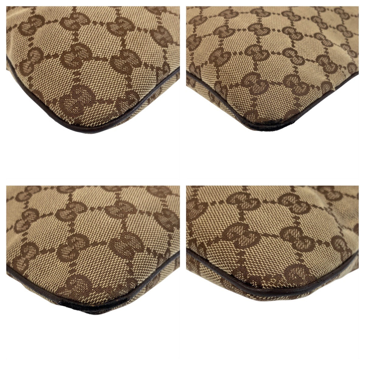GUCCI Shoulder Bag 113013 GG canvas beige