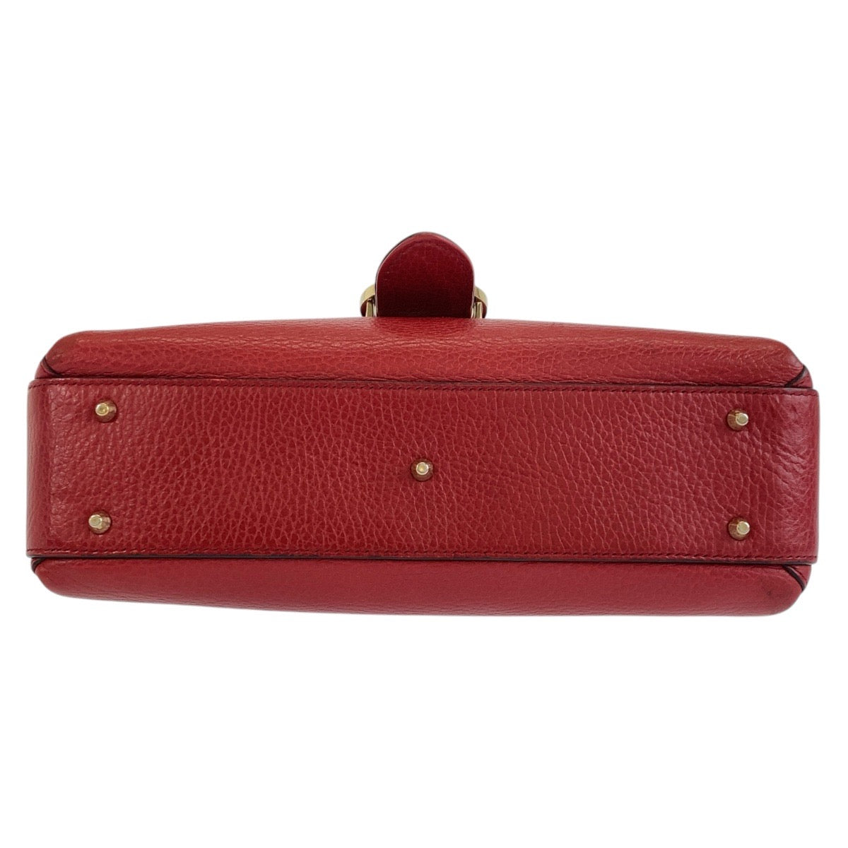 GUCCI Shoulder Bag 510302 leather Red Shoulder Bag Handbag 2way Interlocking Women Used