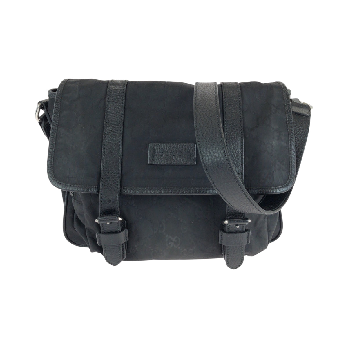 GUCCI Shoulder Bag 510335 Nylon, Leather black Shoulder Bag Pochette Unisex mens Used