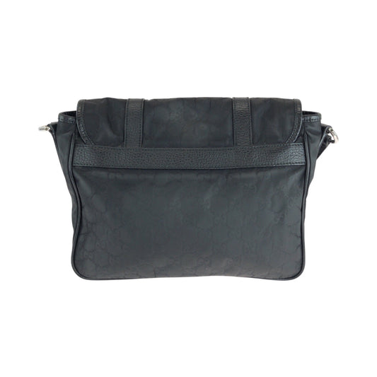 GUCCI Shoulder Bag 510335 Nylon, Leather black Shoulder Bag Pochette Unisex mens Used