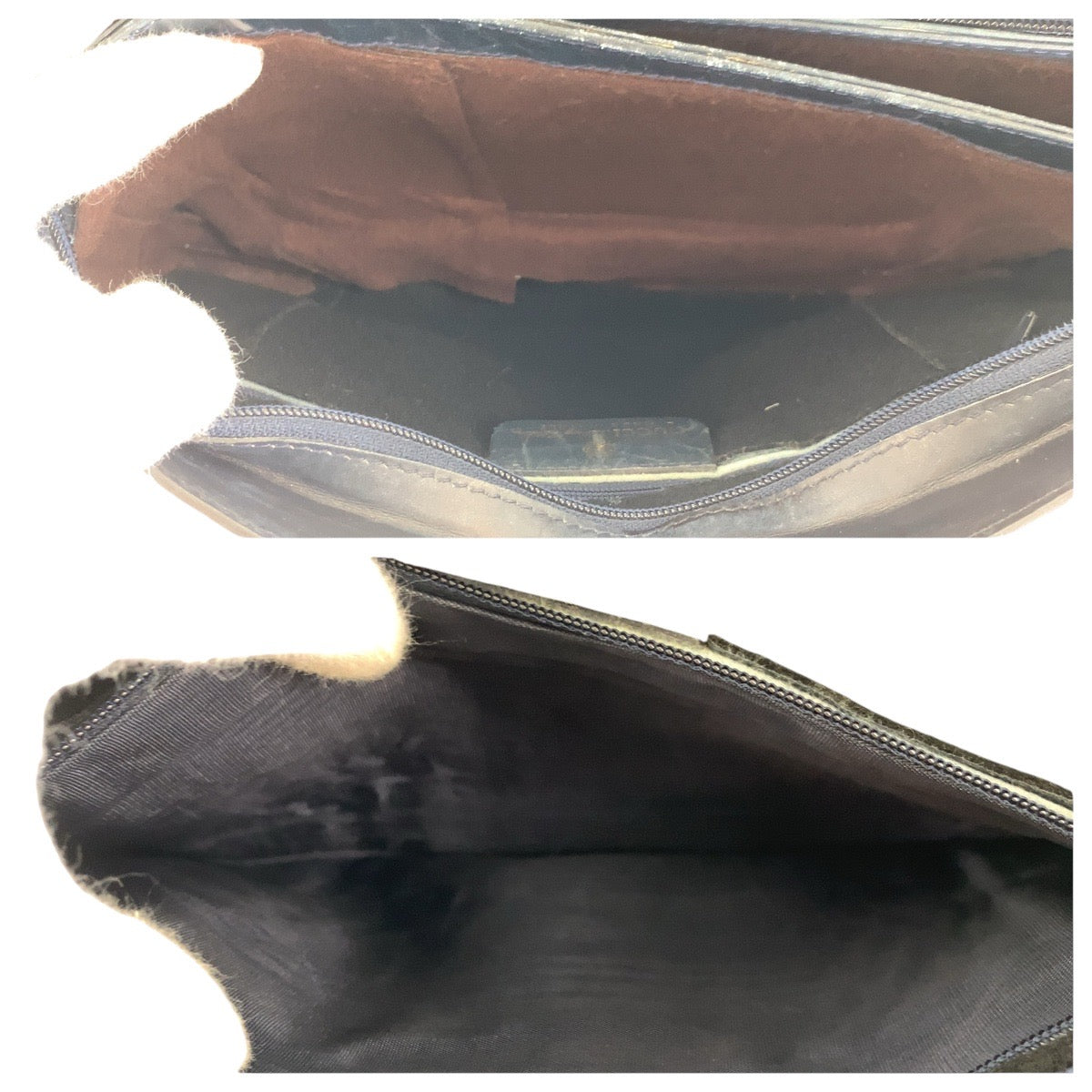 GUCCI Shoulder Bag 010 378 GG Supreme canvas, leather Navy Gold Metal Shoulder Bag pochette Old Gucci Shelly Line Interlocking Women Used