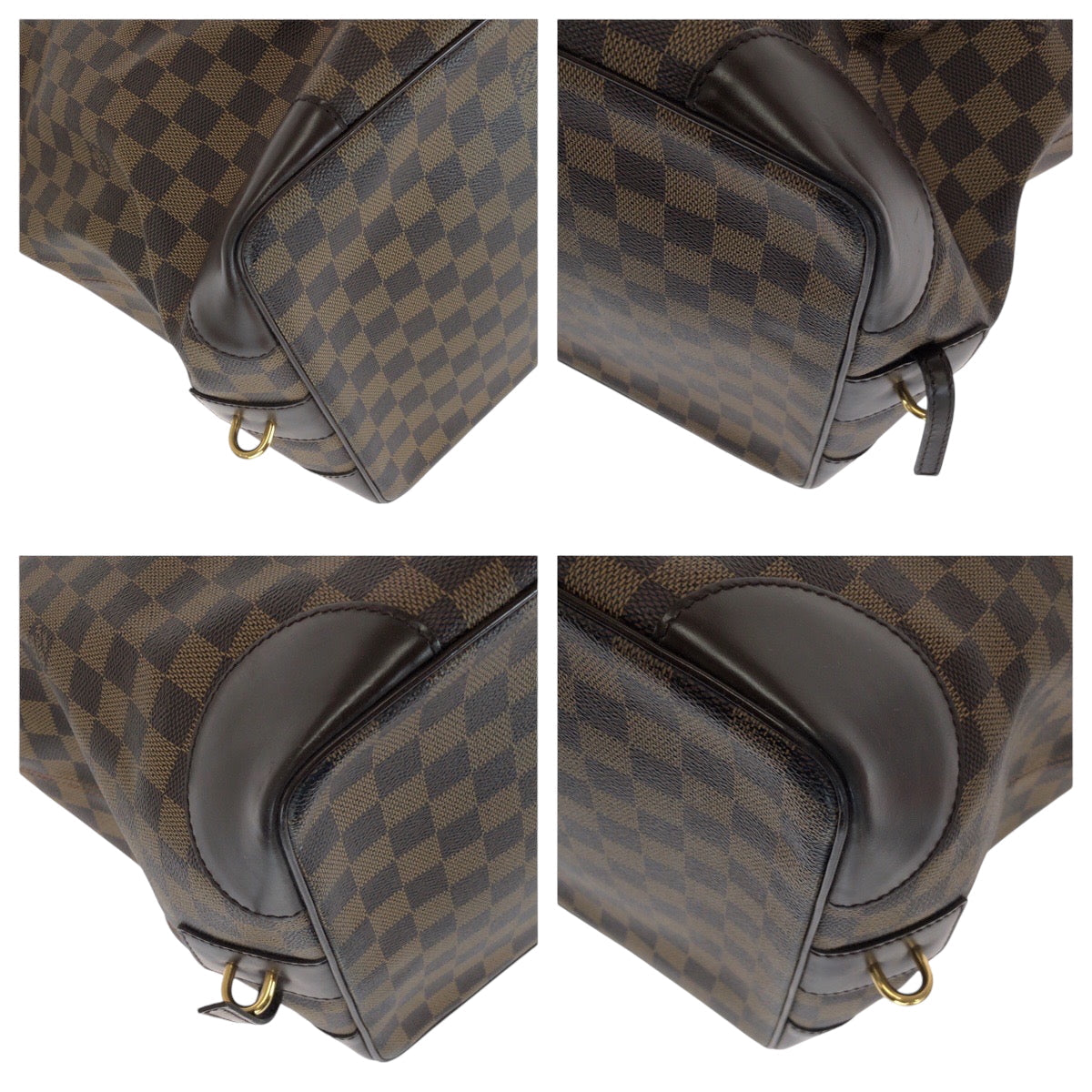 LOUIS VUITTON Boston Duffel bag N41537 PVC Brown Boston Duffel bag Handbag Damier Vaslab Women Used