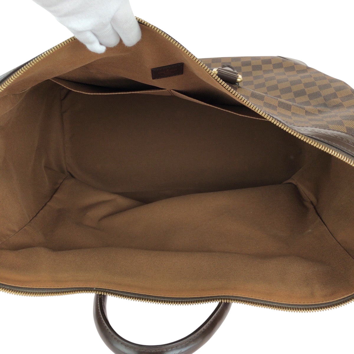 LOUIS VUITTON Boston Duffel bag N41537 PVC Brown Boston Duffel bag Handbag Damier Vaslab Women Used