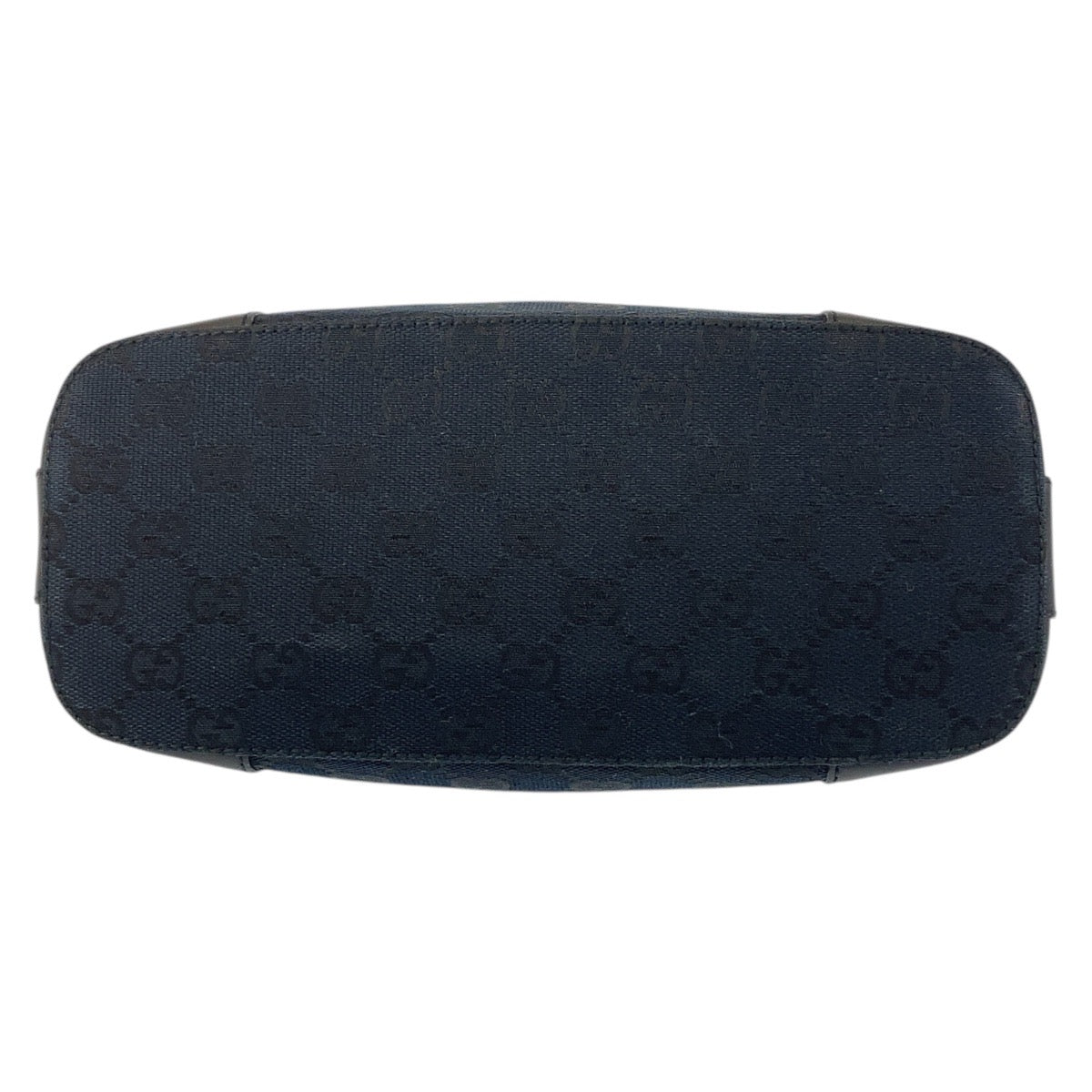 GUCCI Shoulder Bag 001 4204 GG canvas, leather Black GoldMetal Women Used