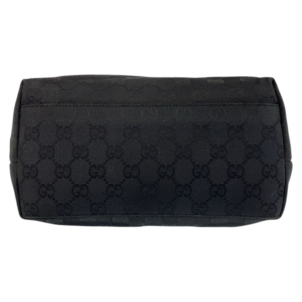 GUCCI Shoulder Bag 001 3386 GG canvas black Women Used
