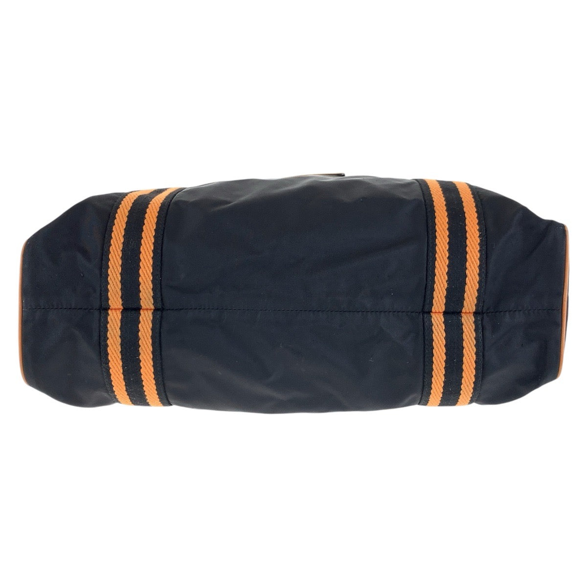 GUCCI Tote Bag 189665 Nylon, Leather Black Orange SilverMetal Tote Bag Shoulder Bag Unisex Crest Women Used