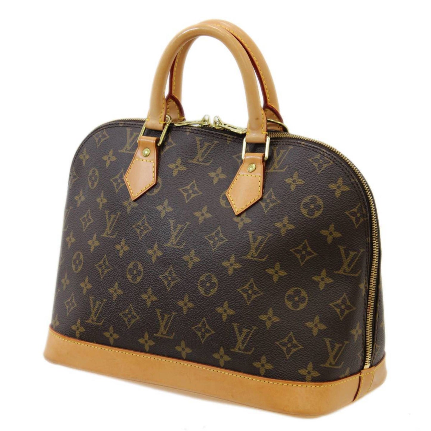 Louis Vuitton Brown Canvas Alma handbag bag