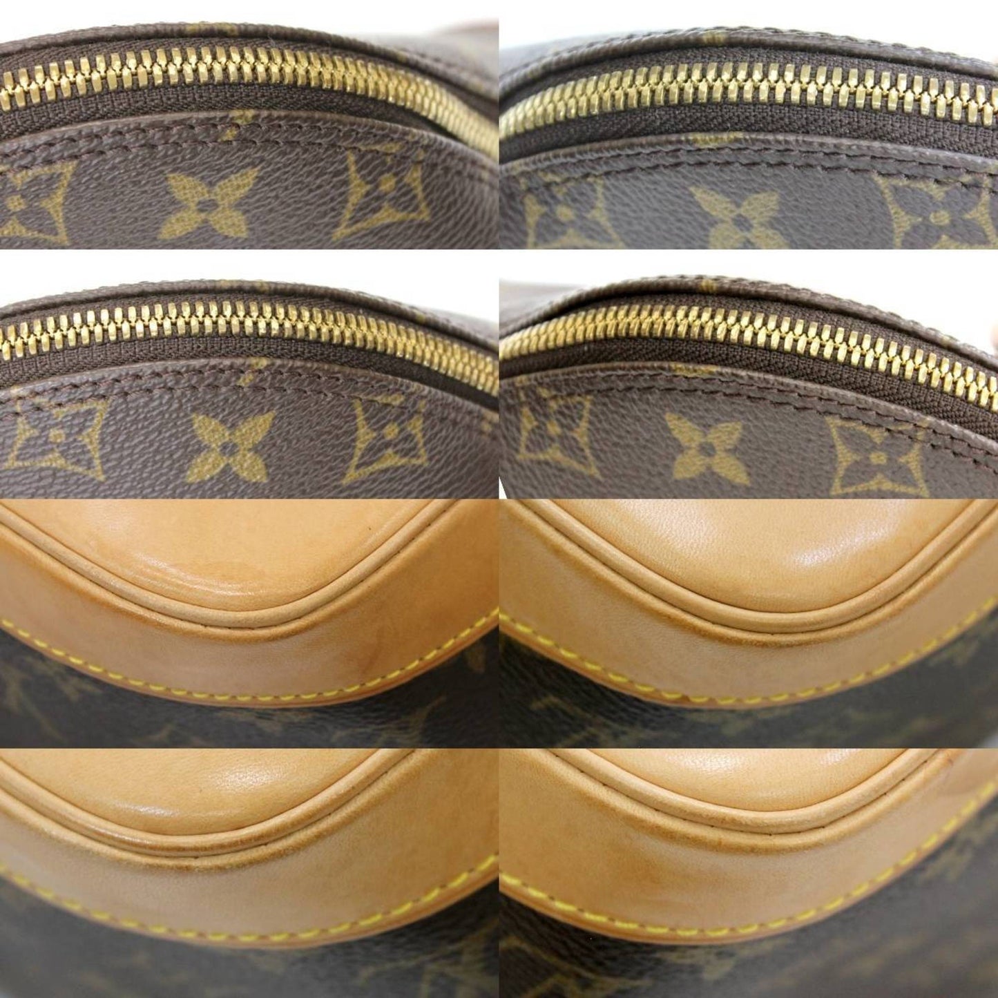 Louis Vuitton Brown Canvas Alma handbag bag
