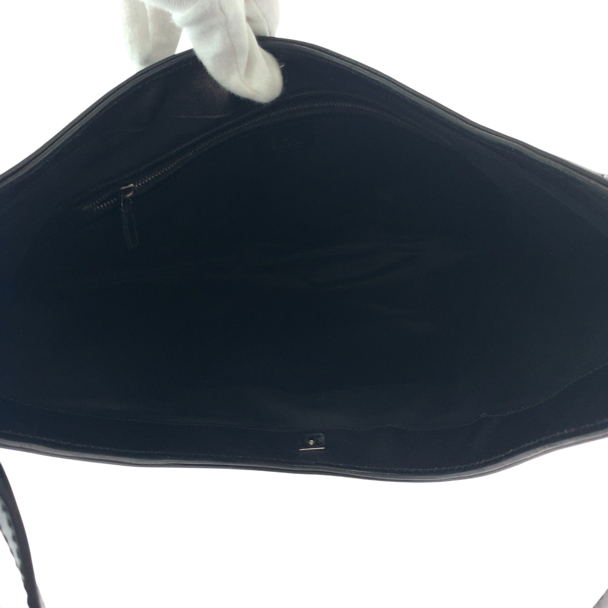 GUCCI Shoulder Bag 106250 GG canvas Black SilverMetal Hobo Shoulder Bag Women Used