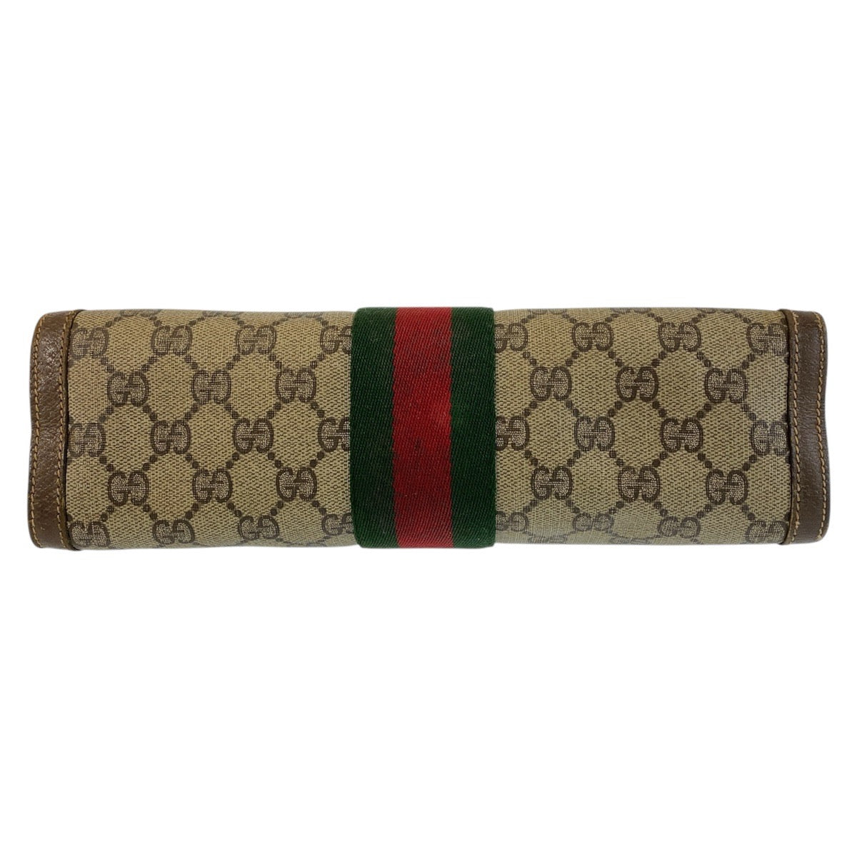 GUCCI Clutch bag 89 01 002 GG Supreme canvas, leather beige Clutch bag business bag Sherry Line Old Gucci Women Used