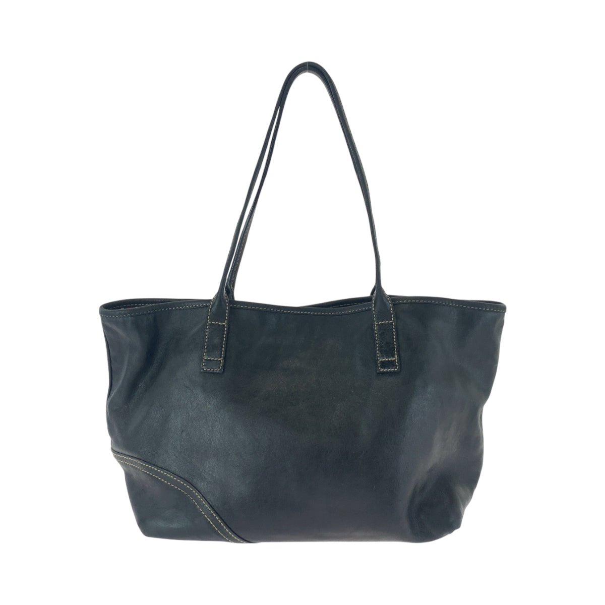GUCCI Tote Bag 169946 leather Black GoldMetal Tote Bag Shoulder Bag Newbrit Women Used