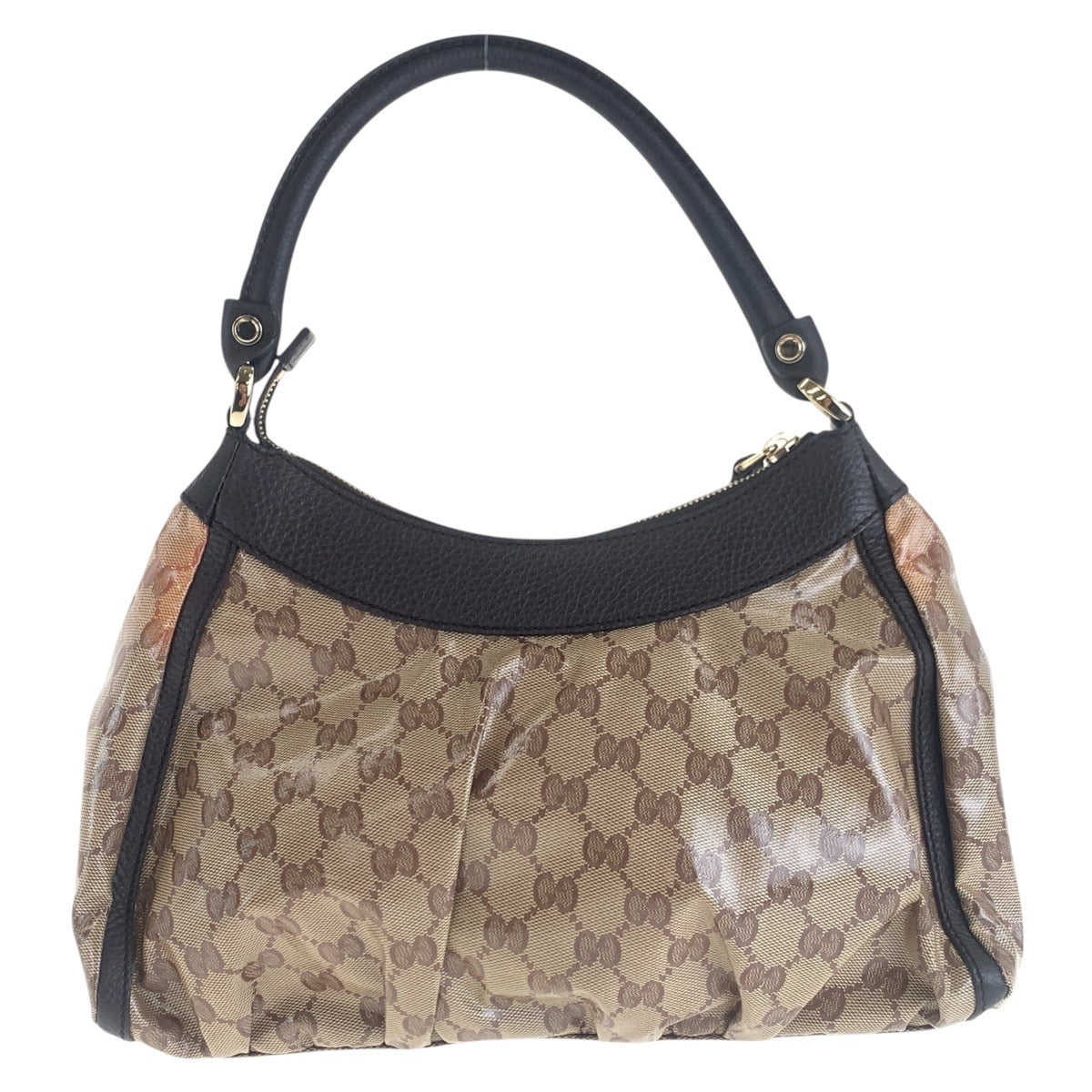 GUCCI Shoulder Bag 265692 PVC, Leather beige Abby GG Crystal Women Used