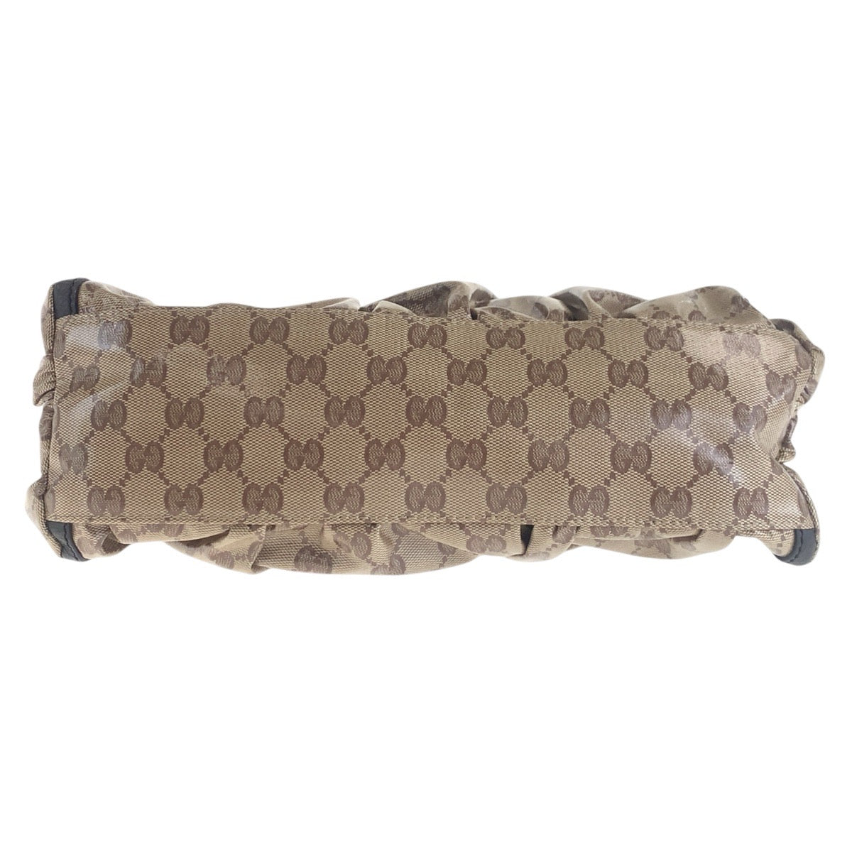 GUCCI Shoulder Bag 265692 PVC, Leather beige Abby GG Crystal Women Used