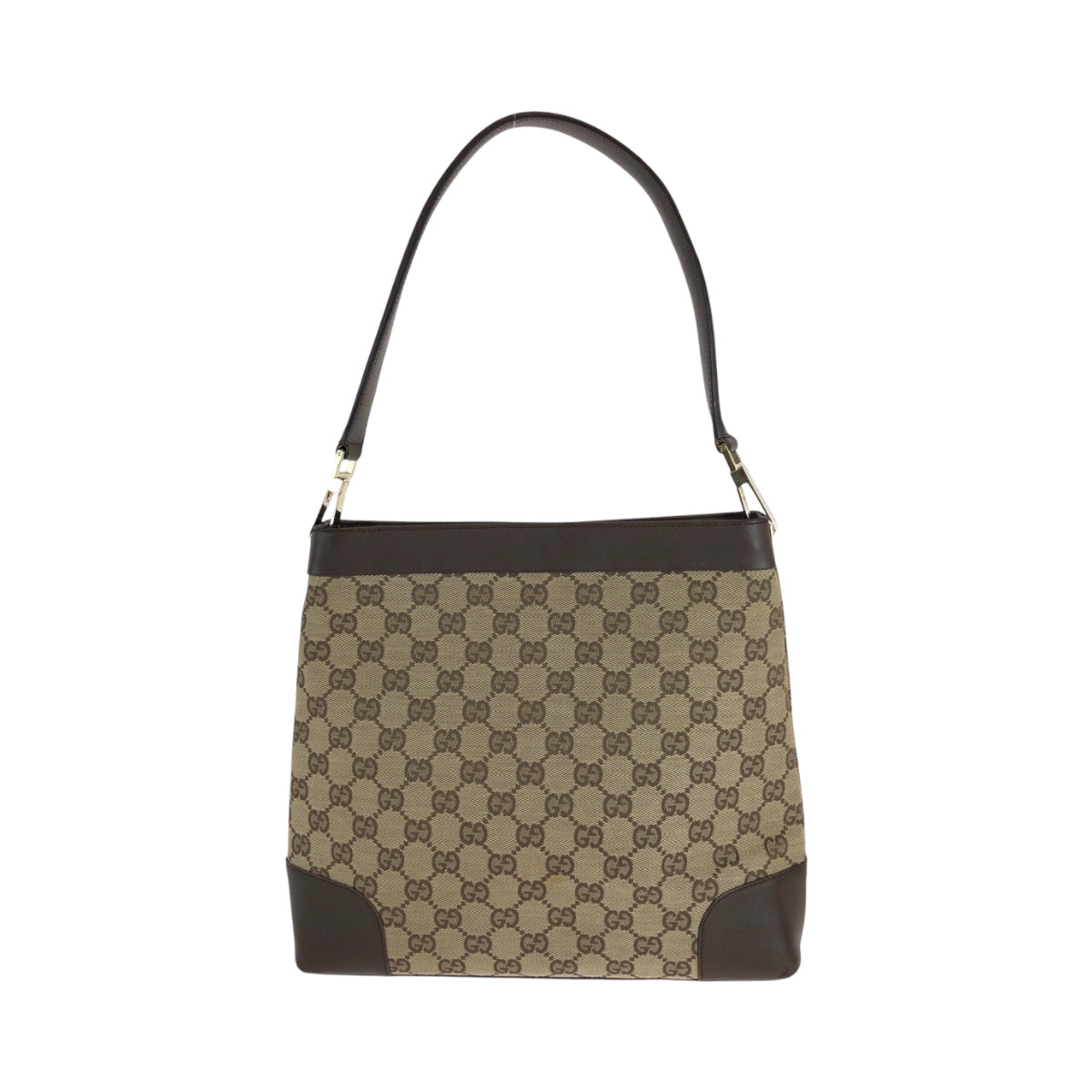 GUCCI Shoulder Bag 001 4231 GG canvas Brown One Shoulder Bag Women Used