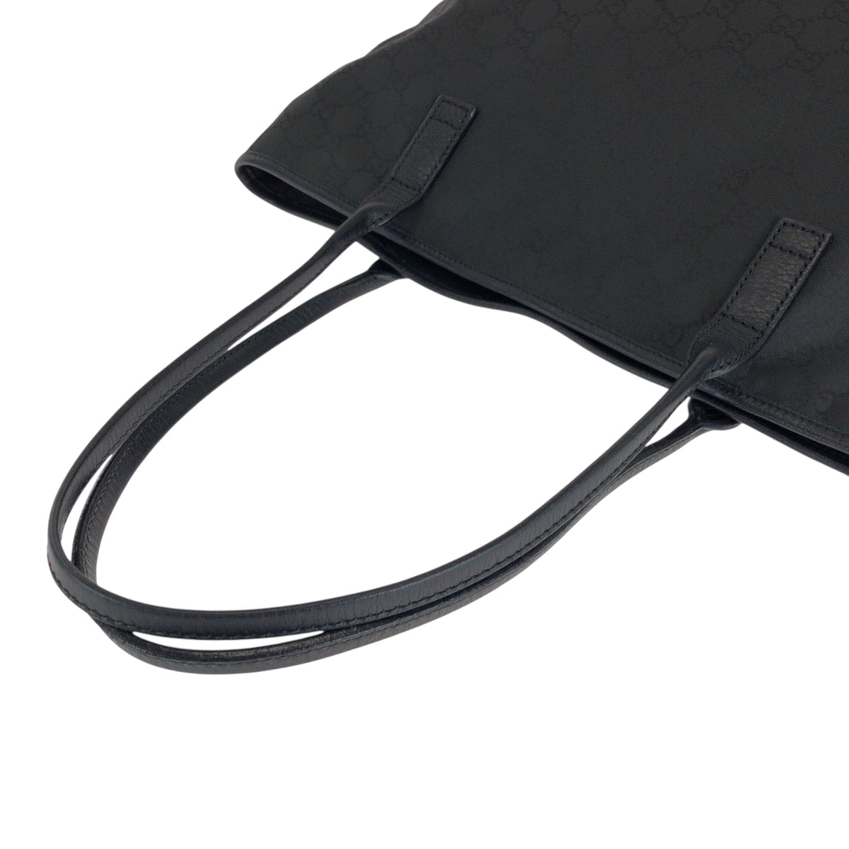 GUCCI Tote Bag 263345 Nylon black Tote Bag handbag Women Used